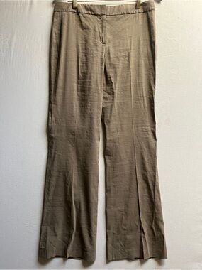 Elie Tahari Women's Linen Wide Leg Trousers - Size 10
